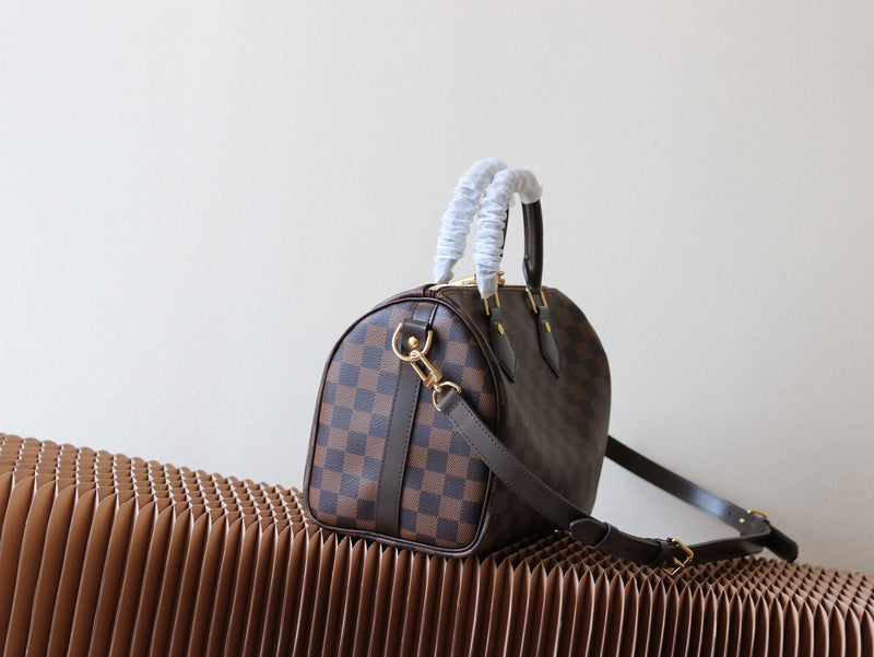 Pre-Owned Louis Vuitton Damier Ebene Speedy 25 Bag – Restored by Empyrean