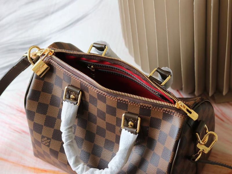 Pre-Owned Louis Vuitton Damier Ebene Speedy 25 Bag – Restored by Empyrean